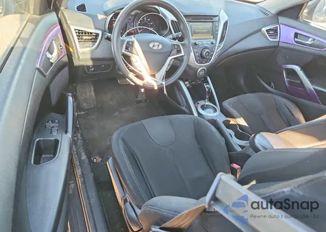 2012 Hyundai Veloster z USA, uszkodzony, nr VIN KMHTC6AD8CU078141